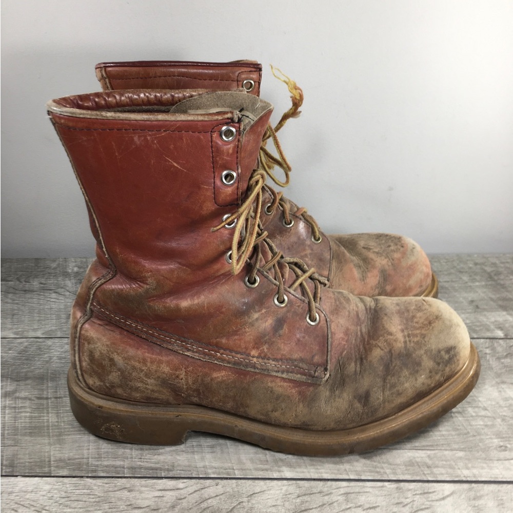 Vintage Red Wing Irish Setter Insulated Work Hunting Leather Men’s Boots Size 9